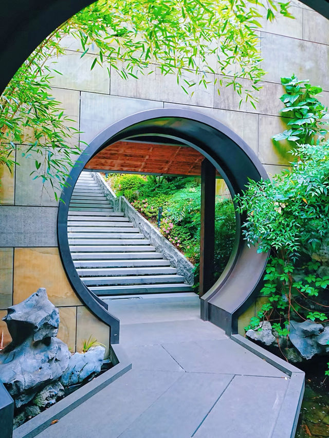 上海‼️美術館入面嘅花園餐廳