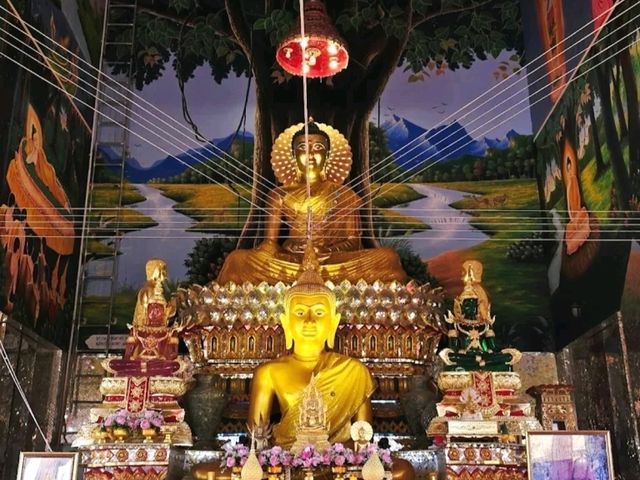 วัดท่ามะกอก อุโบสถเรือนารายณ์ทรงสุบรรณสีทอง