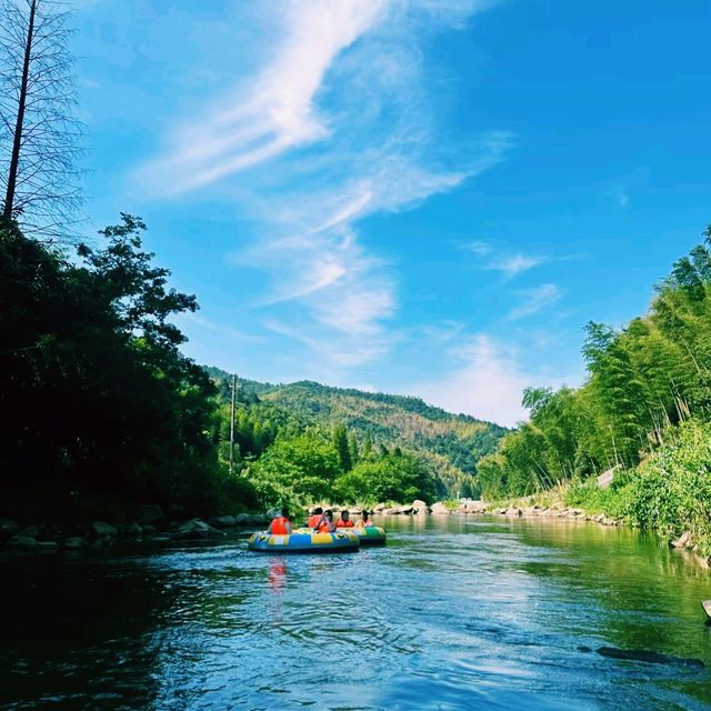 中國江西南昌梅嶺漂流遊玩攻略，適合夏天打卡