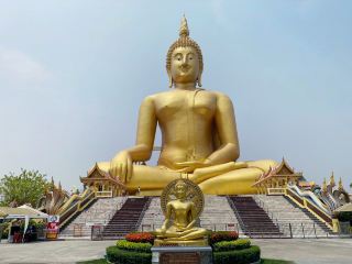 【泰國 昂通府】泰國最大的佛像 瓦特芒寺