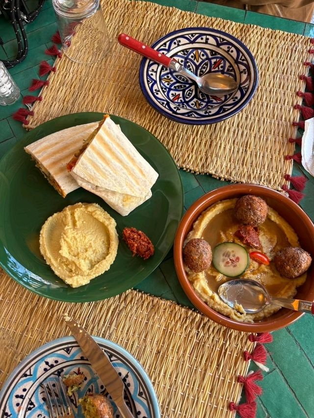 マラケシュで美味しいファラフェルを🌿【Falafel Terrace - マラケシュ】