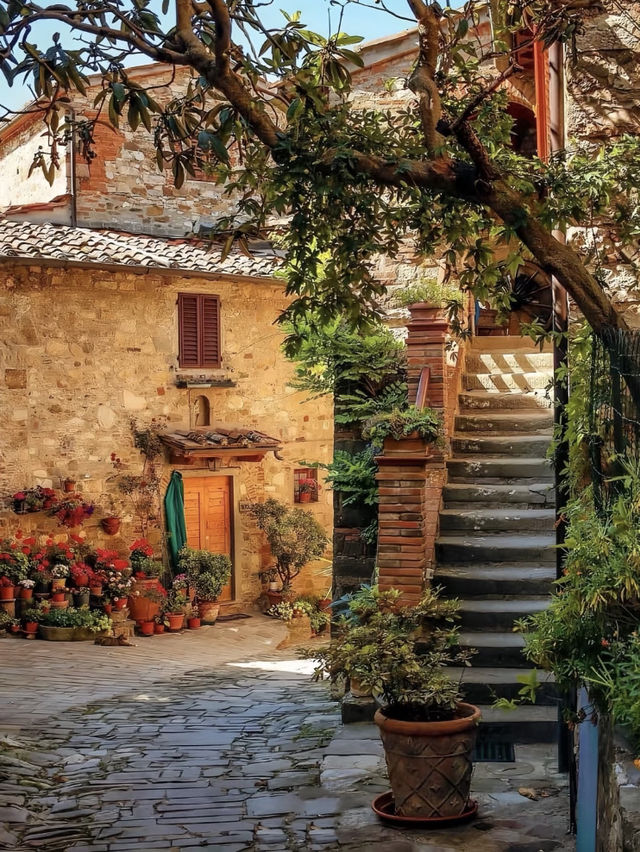 Montefioralle💐是你心中的油畫小鎮嗎
