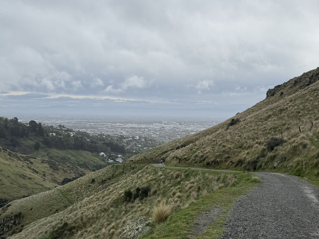 Stunning views of Lyttelton Harbour, the volcanic peaks and ridges of Banks Peninsula
