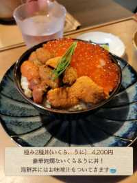 【築地】贅沢海鮮丼と食べ歩きにぴったりのまぐろ串