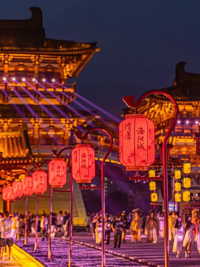 🌙 Jiuzhou Pond – Luoyang’s Hidden Gem That Truly Shines at Night