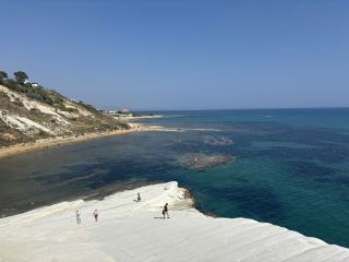 Sicily’s White Steps🌊