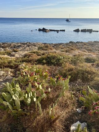 Gallipoli, a beautiful city floating on the blue sea