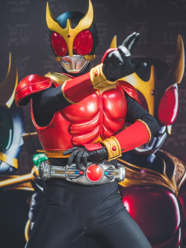 まさか「仮面ライダークウガ」と握手できるなんて 今回の展示は本当に