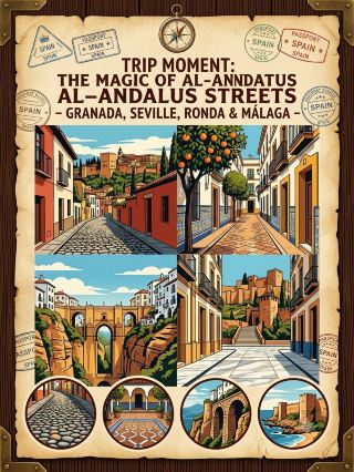 The Cobblestones of Al-Andalus: Wandering Granada, Seville, Ronda, and Málaga