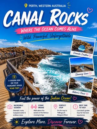 🇦🇺 Perth Road Trip | Canal Rocks – The Most Powerful Ocean View in Margaret River