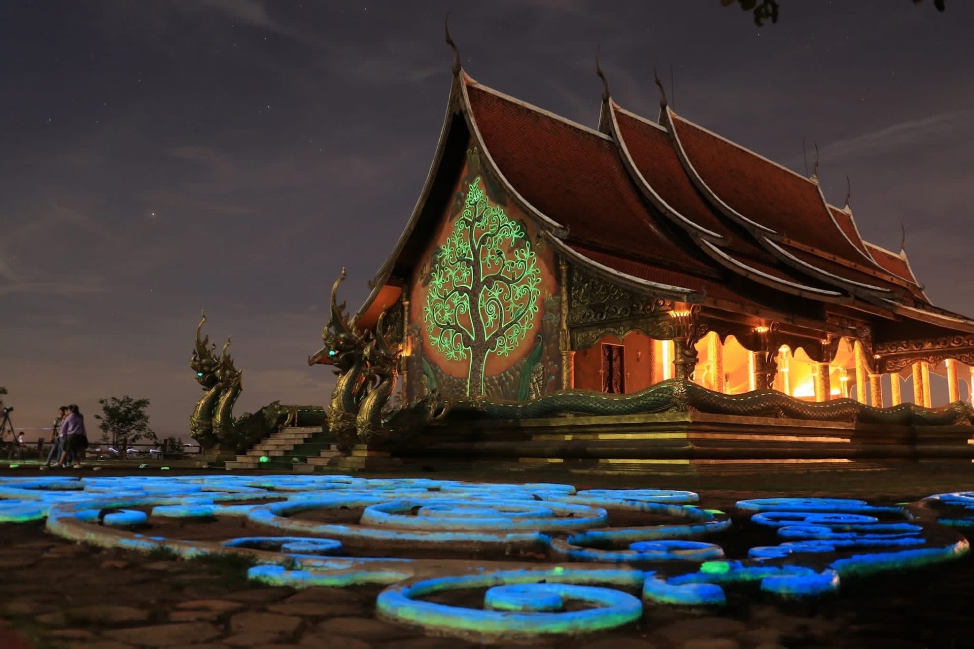 The Glowing Temple
