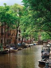 Canals in Amsterdam, The Netherlands🇳🇱📌