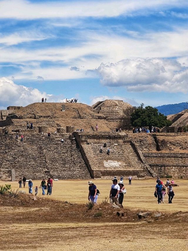 White pyramid in Mexico 