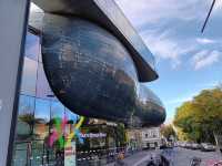 Autumn visiting Kunsthaus Graz 🗺️