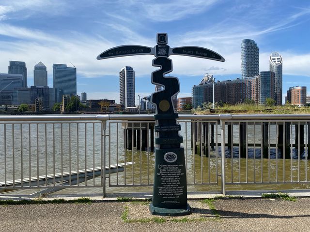 North Greenwich Pier: Where Modernity Meets the River Thames