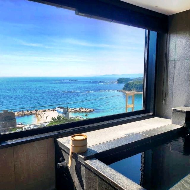 🌸南紀白濱萬豪酒店♨️露天溫泉俯瞰超美海景