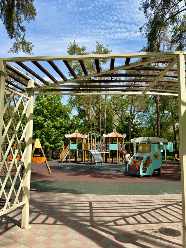 Spring Stroll at Pine Park, Almaty