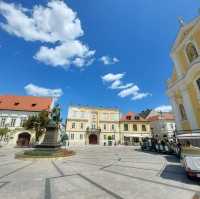 Győr, the city center is nice