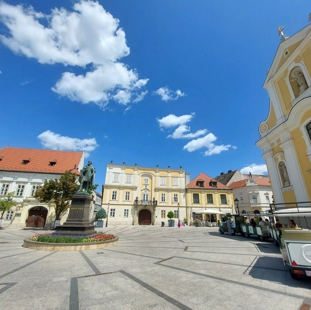 Győr, the city center is nice