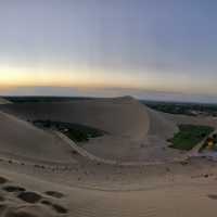 Crescent Moon Lake in Dunhuang… stunning