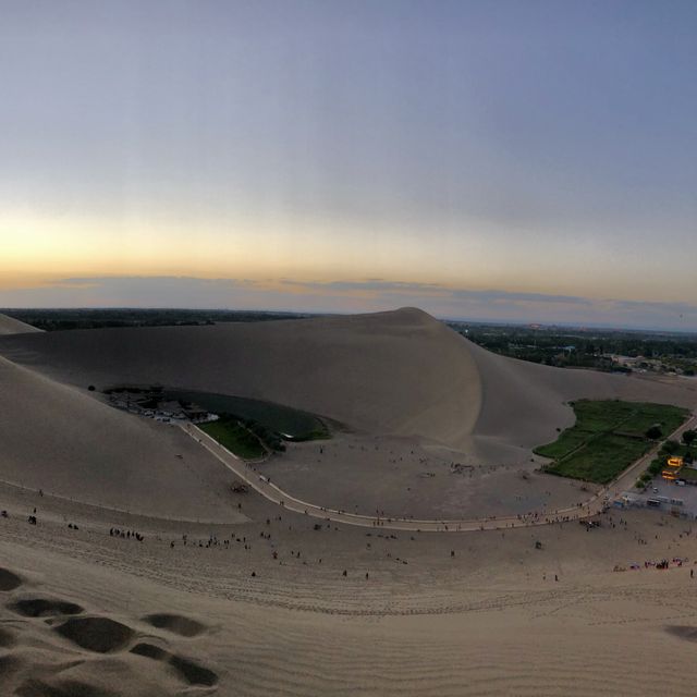 Crescent Moon Lake in Dunhuang… stunning