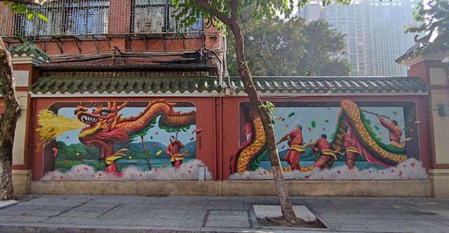 府學西路 —— 一條漂亮的壁畫街