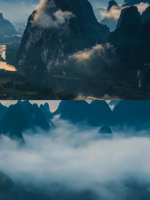 桂林山水甲天下，閉著眼睛拍都是好看的！