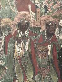 華棟壁繪 至者聳觀｜石家莊毗盧寺壁畫
