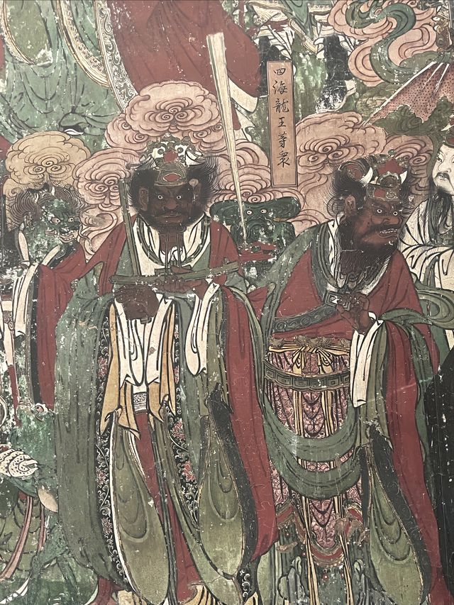 華棟壁繪 至者聳觀｜石家莊毗盧寺壁畫