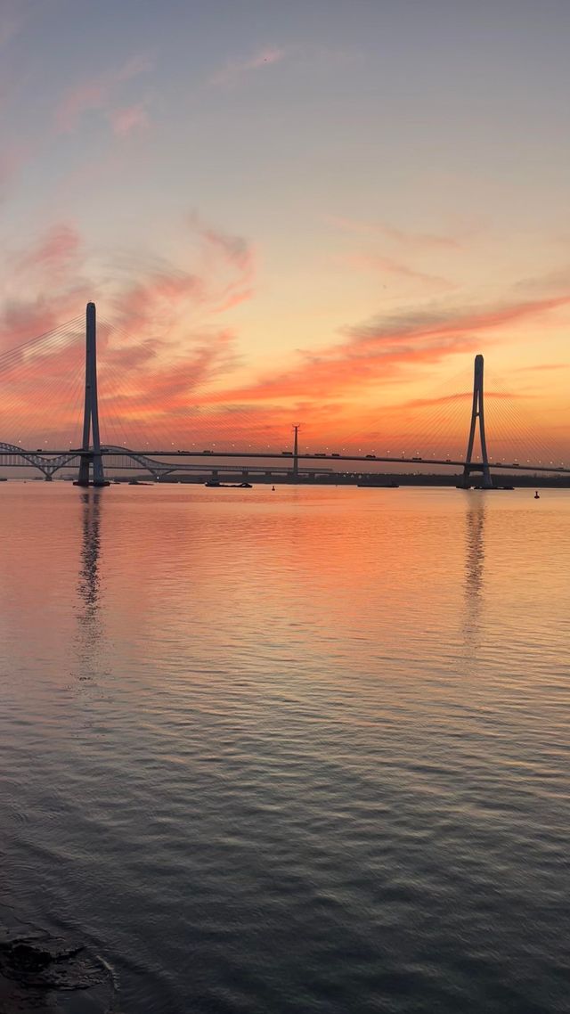 南京魚嘴公園｜沒人能不愛日落吧。