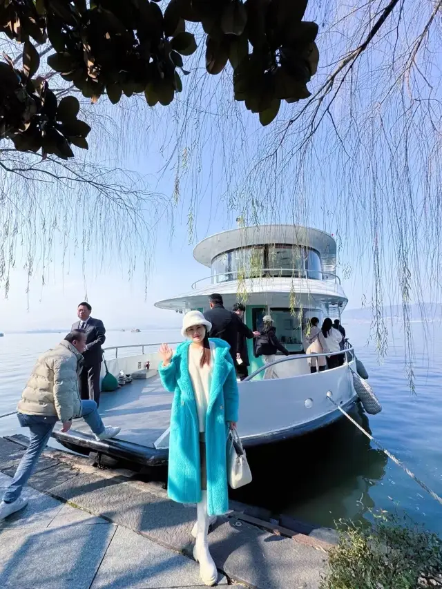 Take a boat ride on West Lake! 