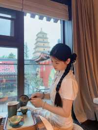 呢間大雁塔酒店真係影相超靚呀！！！