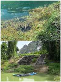 河池小三峽坐船睇山水景色靚到似幅畫真係正