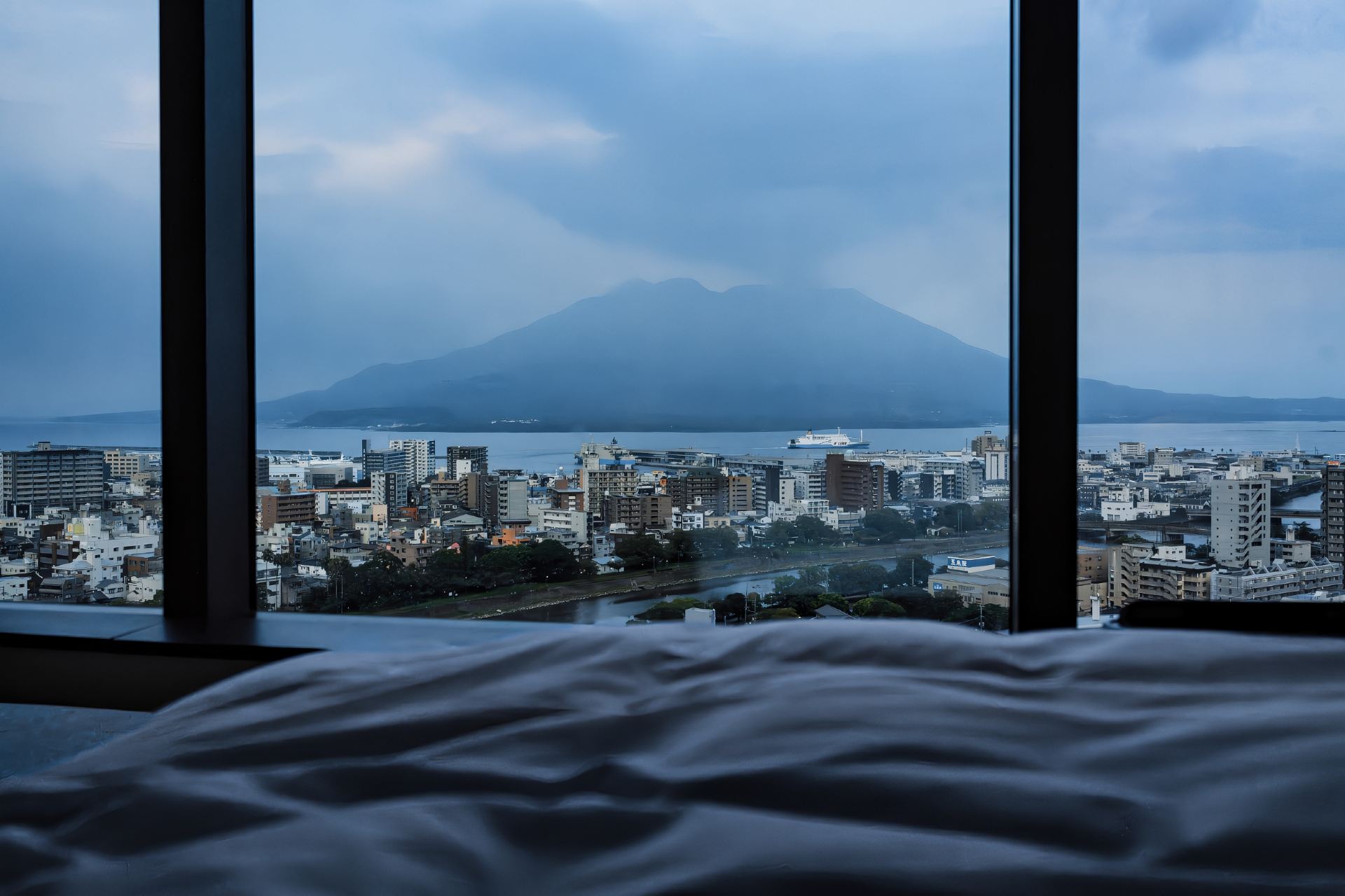 View of Sakurajima | Sheraton Kagoshima vs Shiroyama Hotel