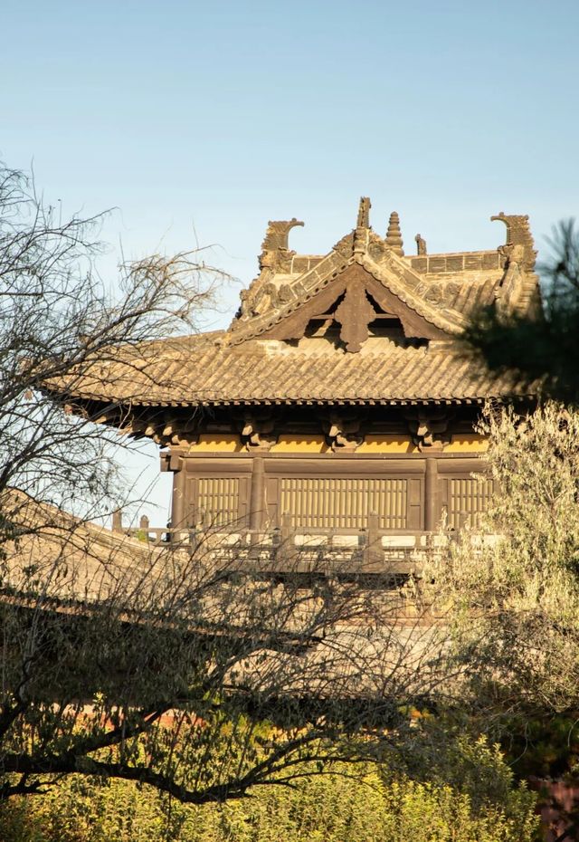 華嚴寺秋色如畫