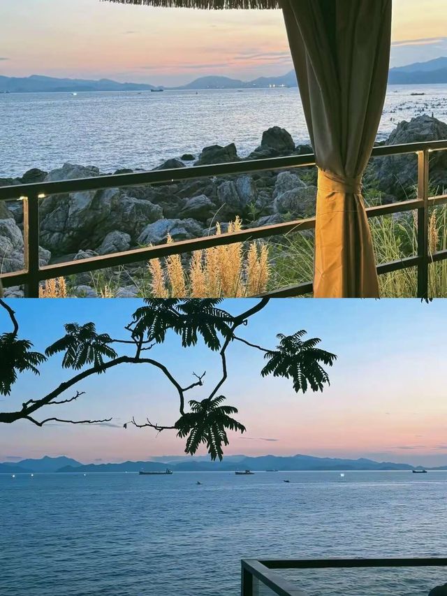 躺在床上就能看到海！