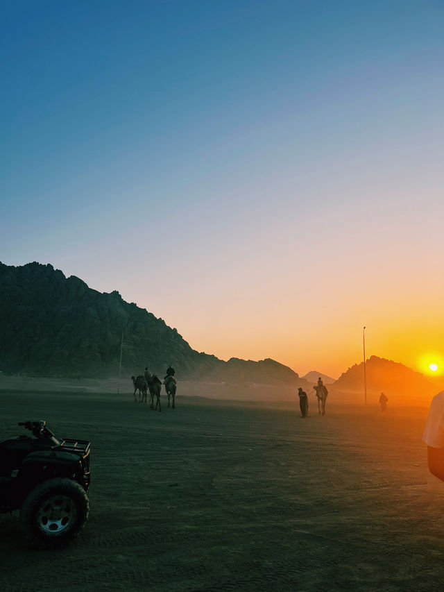 Sunrise Whispers in the Sinai Desert ✨