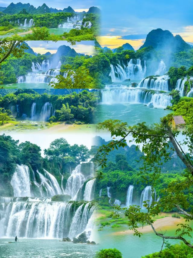 廣西崇左-德天跨國瀑布!美到失語 廣西崇左-德天跨國瀑布!美到失語