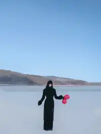 淨月潭大雪坡！太出片了！