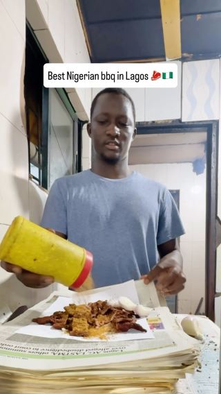 ₦4,000 (US$3) for suya? What is suya even? And why “university”? I genuinely thought it was a school!

Turns out the University of Suya is one of Lagos’ most famous suya spots, where people line up for freshly grilled beef covered in a mix of spices, onions, and pepper.

I paid about US$3 for my meal, and I completely understand why locals kept recommending this barbecue street food spot in Lagos.