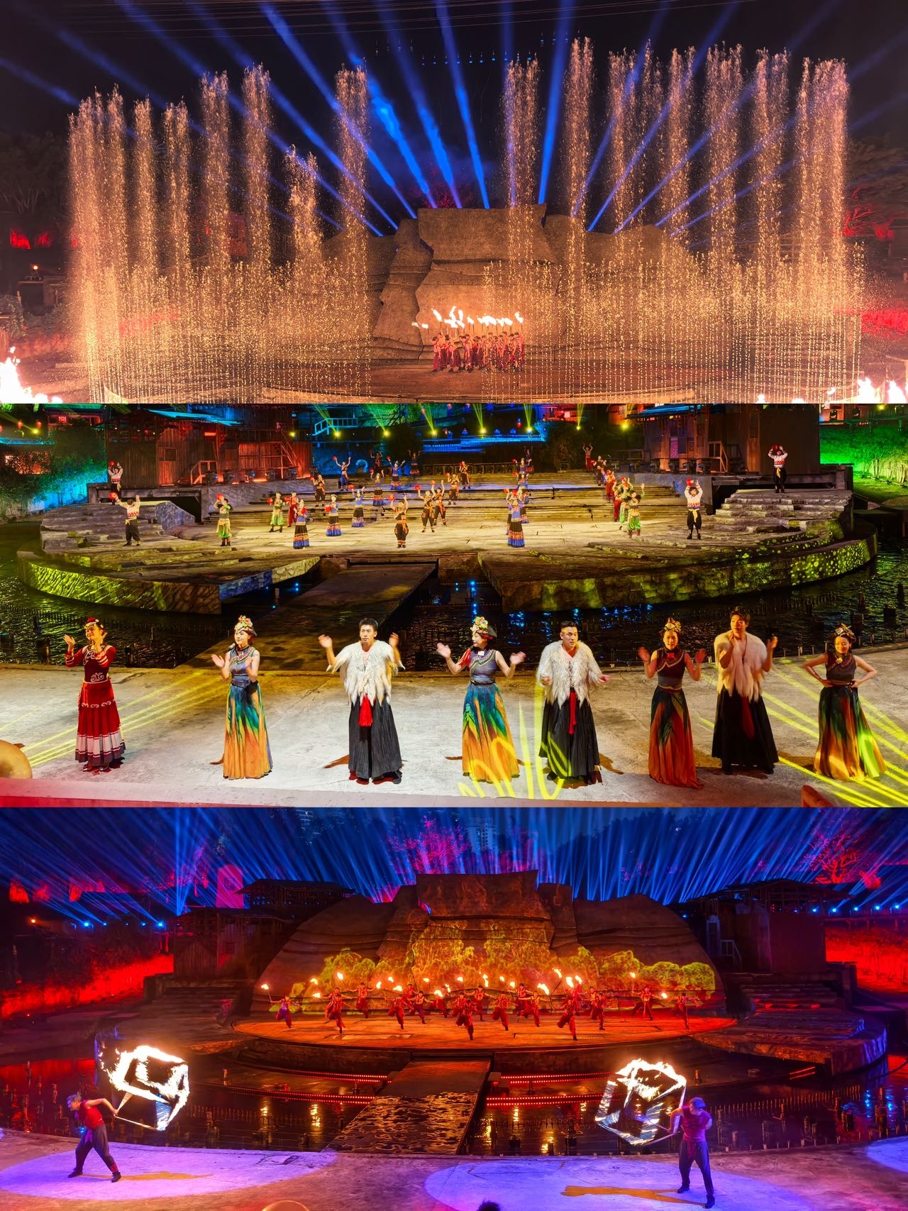 The "A Re Niu" live performance during the National Day holiday in Liangshan was absolutely stunning