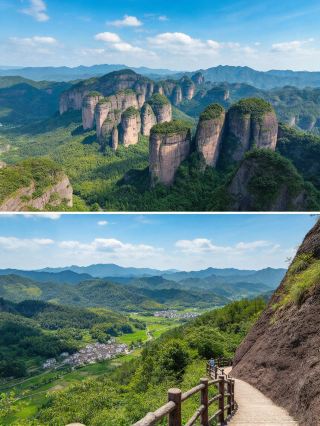 新昌十九峰｜秋の行楽、丹霞山の麓に泊まる