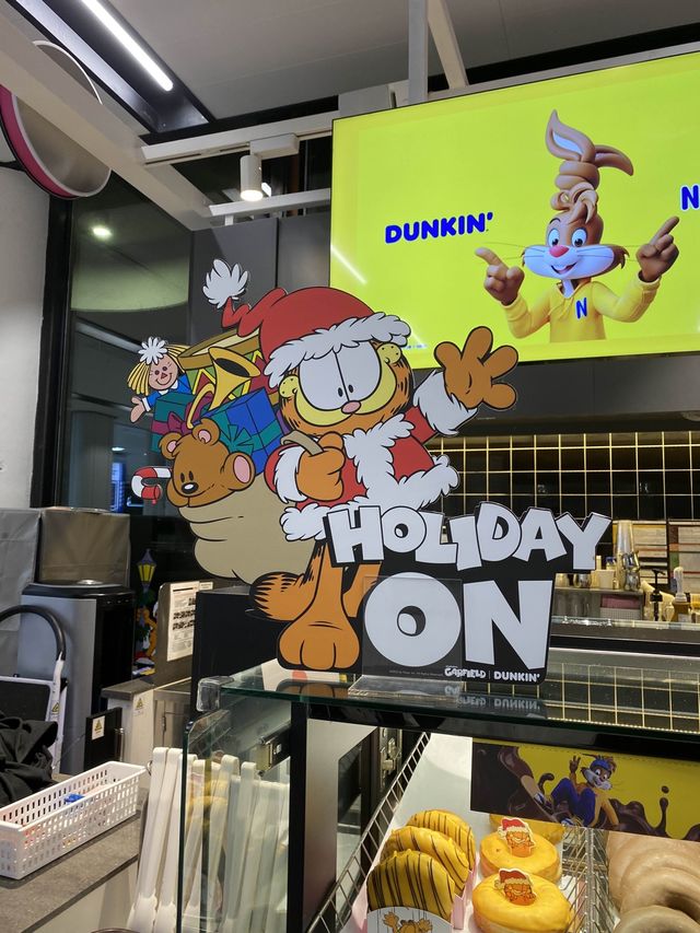 【韓国/金浦】早めの便でも安心✈️チェックイン後はダンキンで🍩