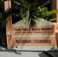 해외여행 필리핀 스테이크 맛집 papafredssteakhouse