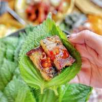 ปิ้งย่างฟีลเกาหลี! พิกัดบางนา หมูสามชั้นฟินมาก