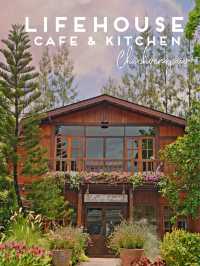 คาเฟ่กลางสวนดอกไม้ Lifehouse Cafe ฉะเชิงเทรา