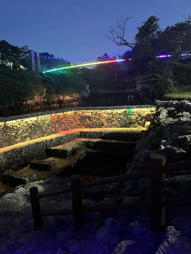 제주도 공항근처 가볼만한곳 용두암 출렁다리