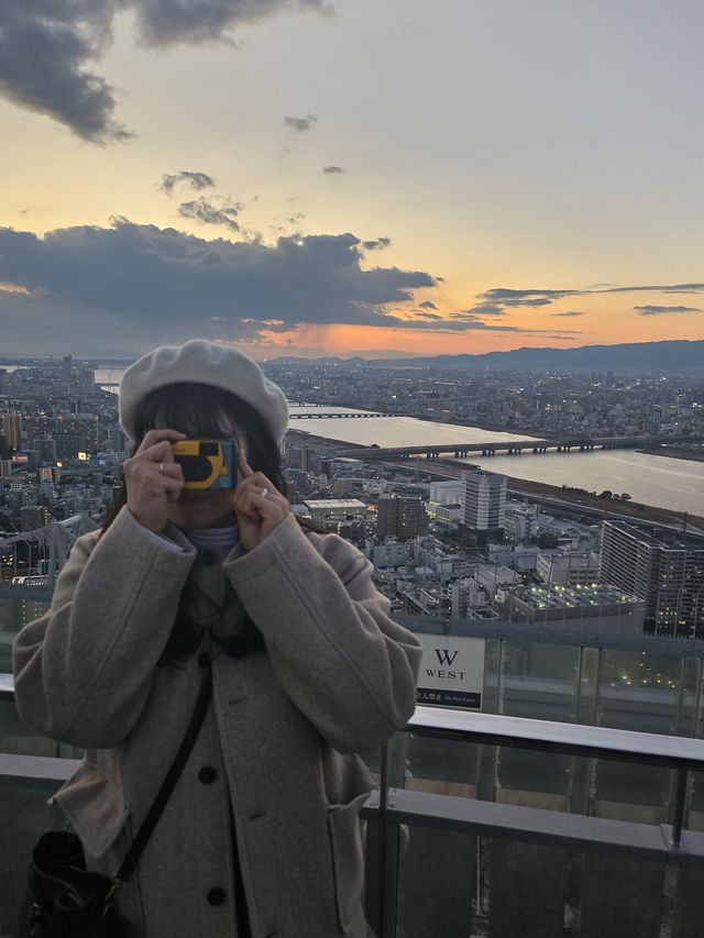오사카 노을 명소 우메다공중정원에서 추억 잔뜩🙌