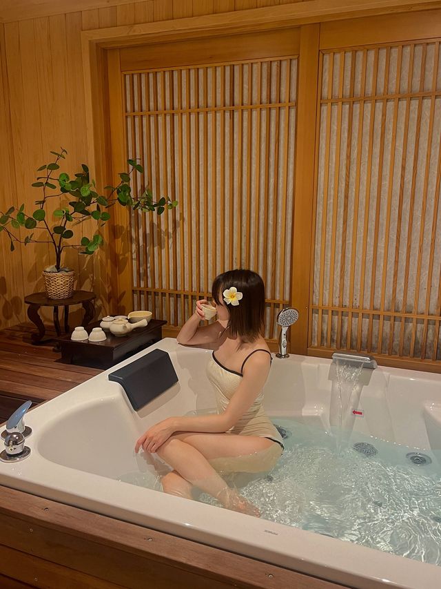 일본 감성 자쿠지 숙소 거제도 펜션 : 소동재 스파 펜션