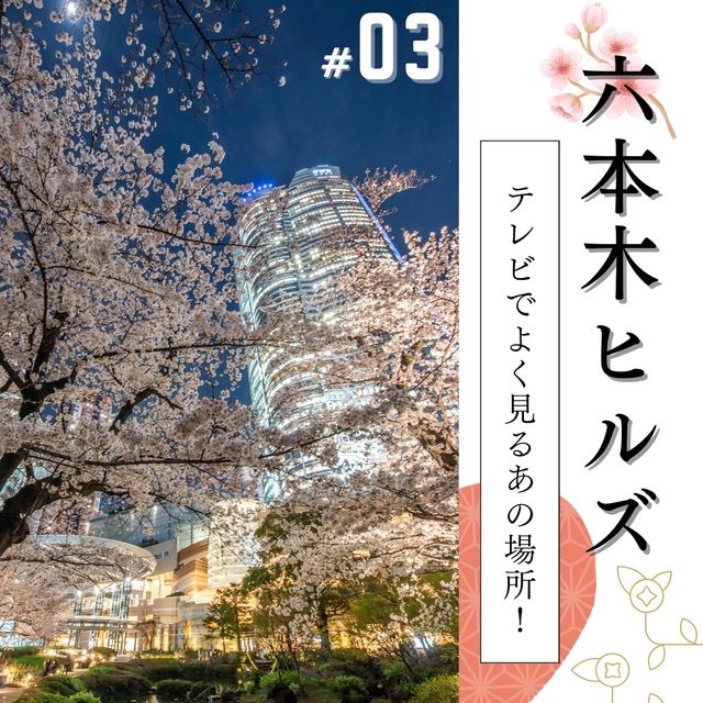 🌸必見！都内の夜桜攻略！🌸